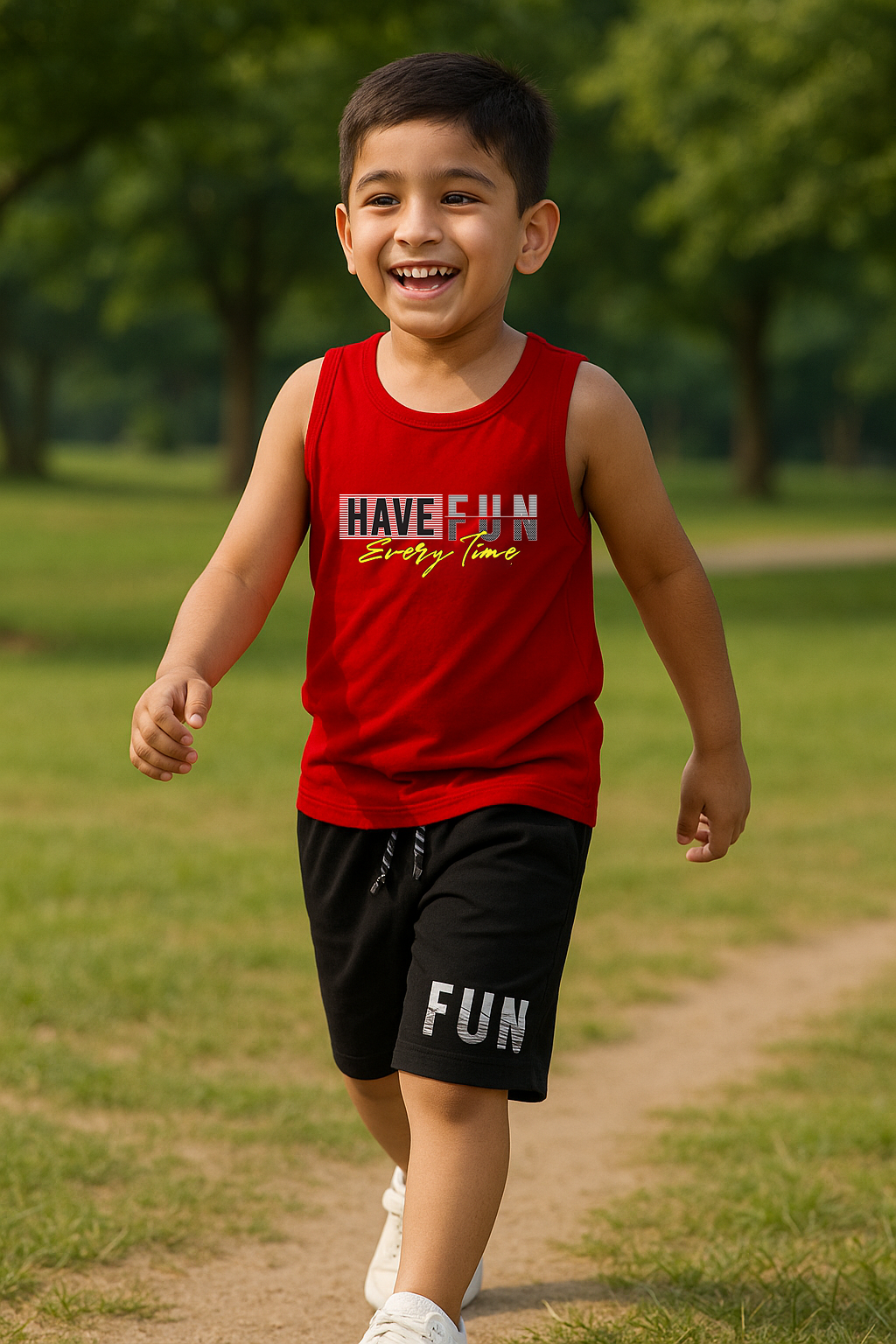 Sando & Short Set For Kids (Have-Fun)